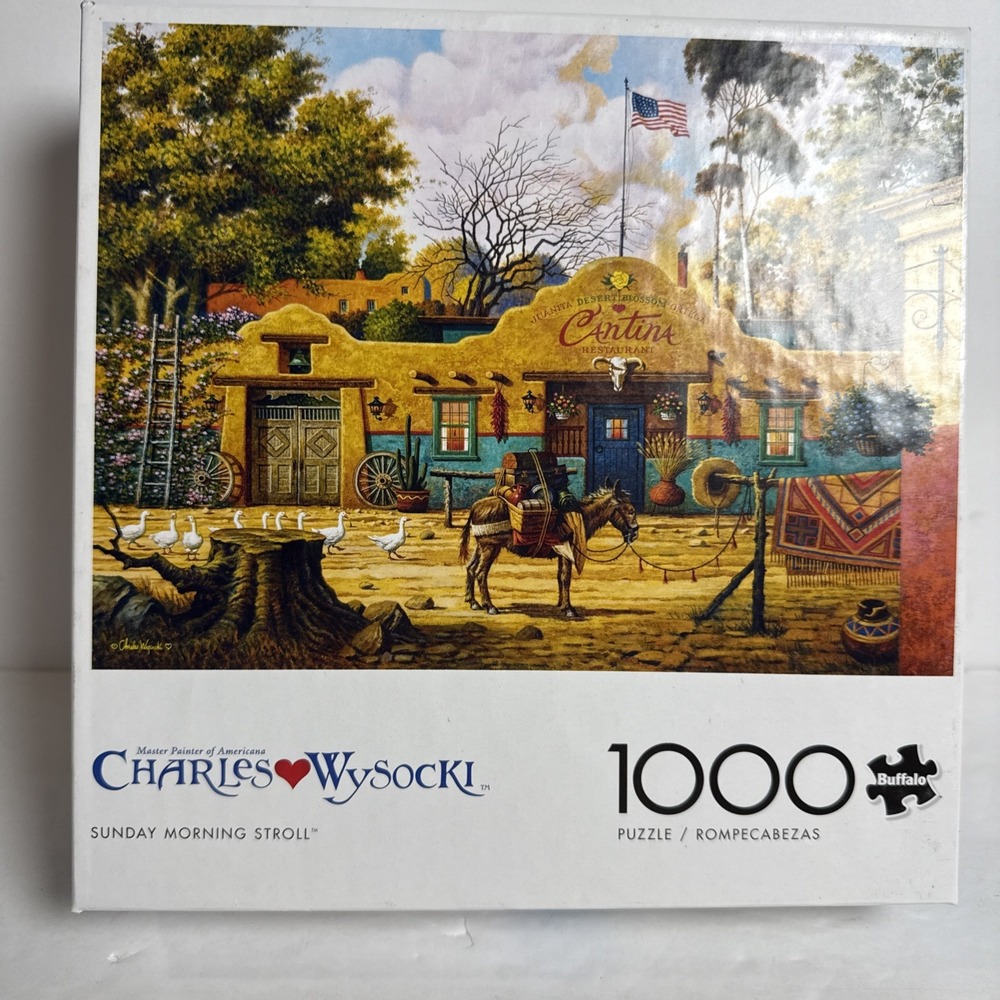 Buffalo Games - Charles Wysocki - Sunday Morning‎ Stroll - 1000 Pc Jigsaw Puzzle